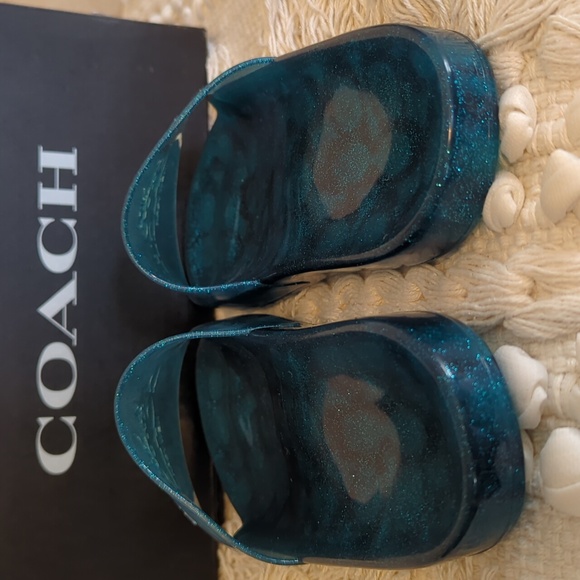 Coach NIB Blue Metallic Sides 7 - Picture 6 of 7